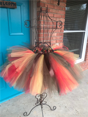 turkey surprise dual length tutu