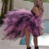 Black and purple hi lo tutu