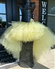 baby yellow hi lo tutu