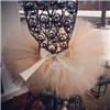 ivory and peach tutu