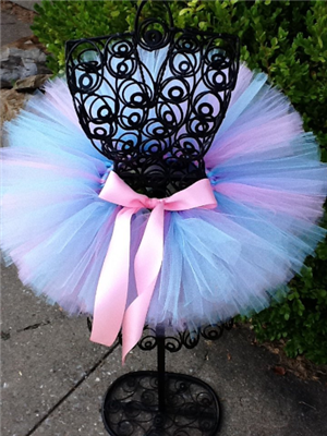 light pink lavender and light blue tutu