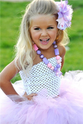 pink lavender and white tutu