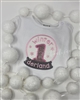 Winter wonderland first birthday shirt or body suit