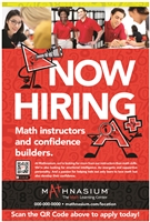 2022 Now Hiring- Instructors & Confidence Builders Static Cling