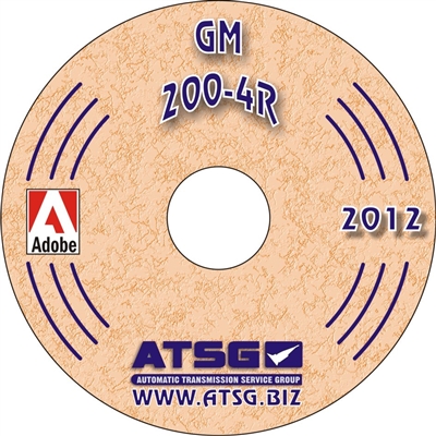 ATSG CDROM Manual for 1980-89 Chevy/GM 200-4R Transmission