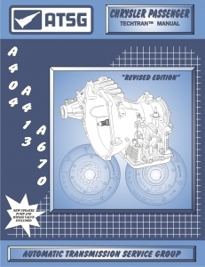 ATSG Rebuild Manual Chrsyler 3 Speed Auto Transaxle