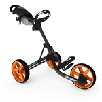 Clicgear Model 3.5+ Push Cart - Charcoal/Orange