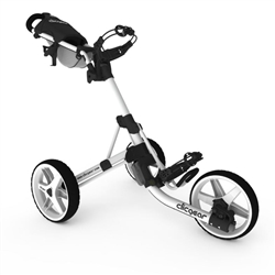 Clicgear Model 3.5+ Push Cart - Arctic/White