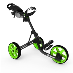 Clicgear Model 3.5+ Push Cart - Charcoal/Lime