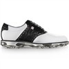 Footjoy Dryjoys Tour Men's Golf Shoes - White/Black Croc