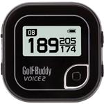 GolfBuddy Voice 2 GPS Rangefinder - Black/Silver