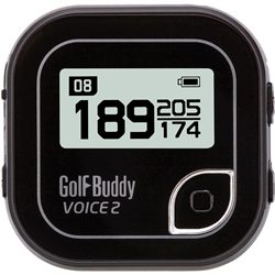 GolfBuddy Voice 2 GPS Rangefinder - Black/Silver