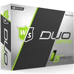 Wilson Staff Duo Soft Optix Green Golf Balls - 1 Dozen