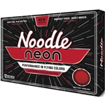 TaylorMade 2018 Noodle Neon Matte Red Golf Balls - 1 Dozen