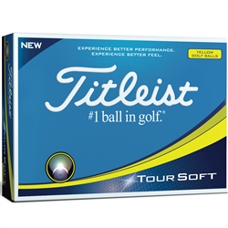 Titleist Tour Soft Yellow Golf Balls