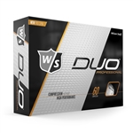 Wilson Staff DUO Professional White Golf Balls - 1 Dozen