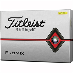 Titleist 2019 Pro V1x Yellow Golf Balls - 1 Dozen