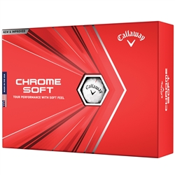 Callaway Chrome Soft 2020 Golf Balls - White