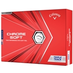 Callaway Chrome Soft Triple Track 2020 Golf Balls - White