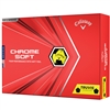 Callaway Chrome Soft Truvis 2020 Golf Balls - Yellow/Black