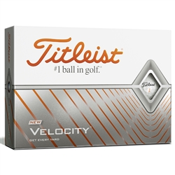 Titleist Velocity Golf Balls - 1 Dozen