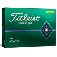 Titleist AVX Yellow Golf Balls - 1 Dozen