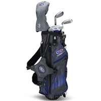 US Kids UL45-s 4 Club Stand Set - Grey/Blue Bag