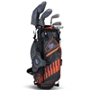 US Kids UL51-s 5 Club Stand Set - Grey/Orange Bag