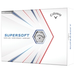 Callaway Supersoft 21 White Golf Balls - 1 Dozen