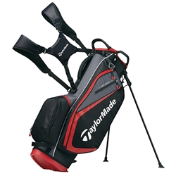 TaylorMade Select Plus 2022 Stand Bag - Black/Red