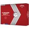 Callaway Chrome Soft 22 White Golf Balls - 1 Dozen