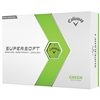 Callaway SuperSoft 2023 Green Golf Balls - 1 Dozen