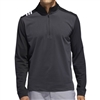 Adidas 3-Stripes Core 1/4 Zip Men's Sweatshirt - Carbon/Black