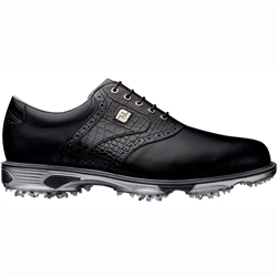 Footjoy Dryjoys Tour Men's Golf Shoes - Black/Black Croc