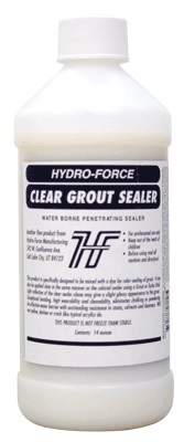 CLEAR GROUT SEALER 14 OZ. NOT FREEZE THAW STABLE SKU CH08A