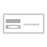 W-2 3UP Double Window Envelope - Self Adhesive