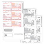 1099-NEC Preprinted 10 sheet Set 3-pt (A/B/C) with Self-Seal Envelopes