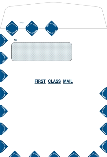 First Class Mail Single Window Envelope - Self Adhesive