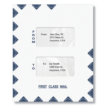 Double Window 1st Class Envelope