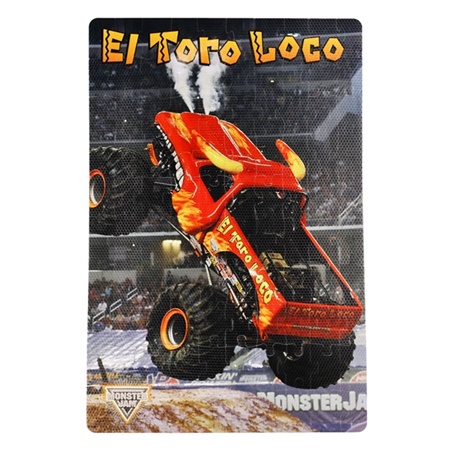 Monster Jam El Toro Loco Foam Puzzle