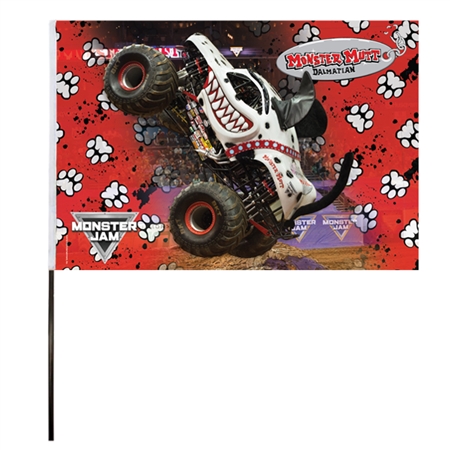 Monster Mutt Dalmatian Flag (14x22 in)