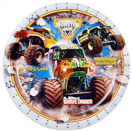 Monster Jam 3D Dinner Plates