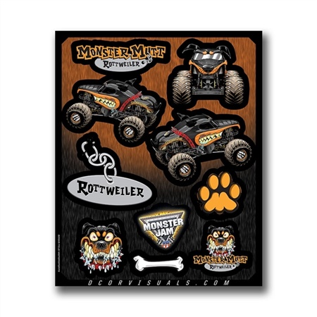 Monster Mutt Rottweiler Decal Sheet