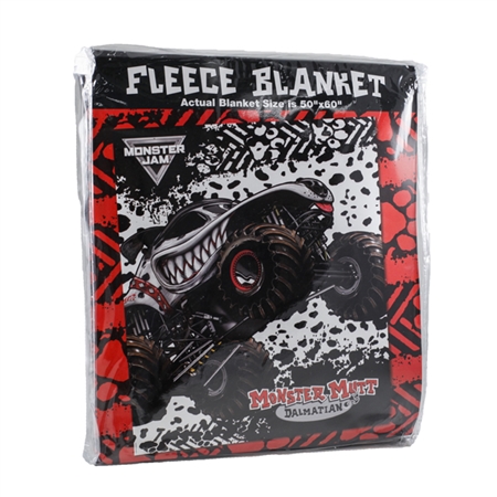 Monster Mutt Dalmatian Fleece Blanket