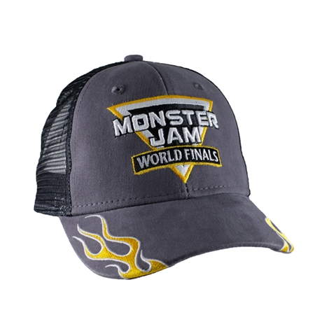 Monster Jam World Finals Flames Youth Cap