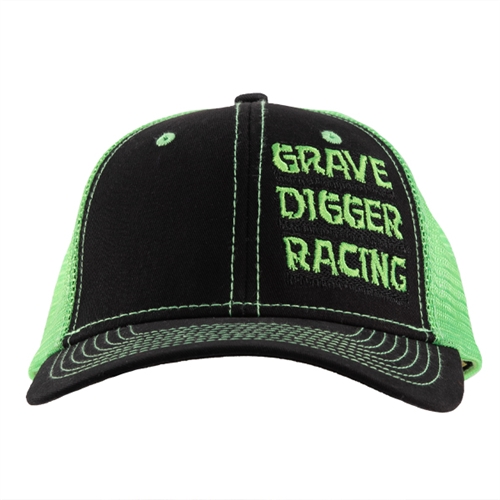 Grave Digger Text Stack Cap