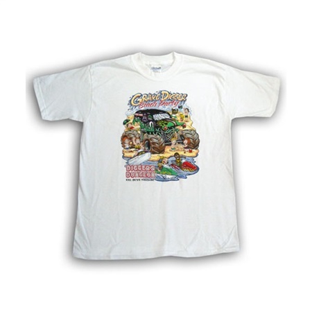 Grave Digger Beach Party Tee