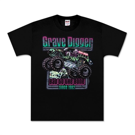 Grave Digger Retro Youth Tee