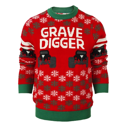 Grave Digger Ugly Holiday Sweater