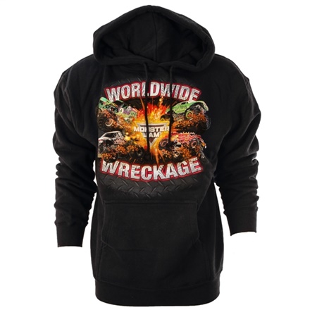 Monster Jam Series 2016 Black Youth Hoodie